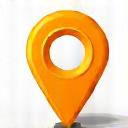 A map pin icon representing mobile on-site service.